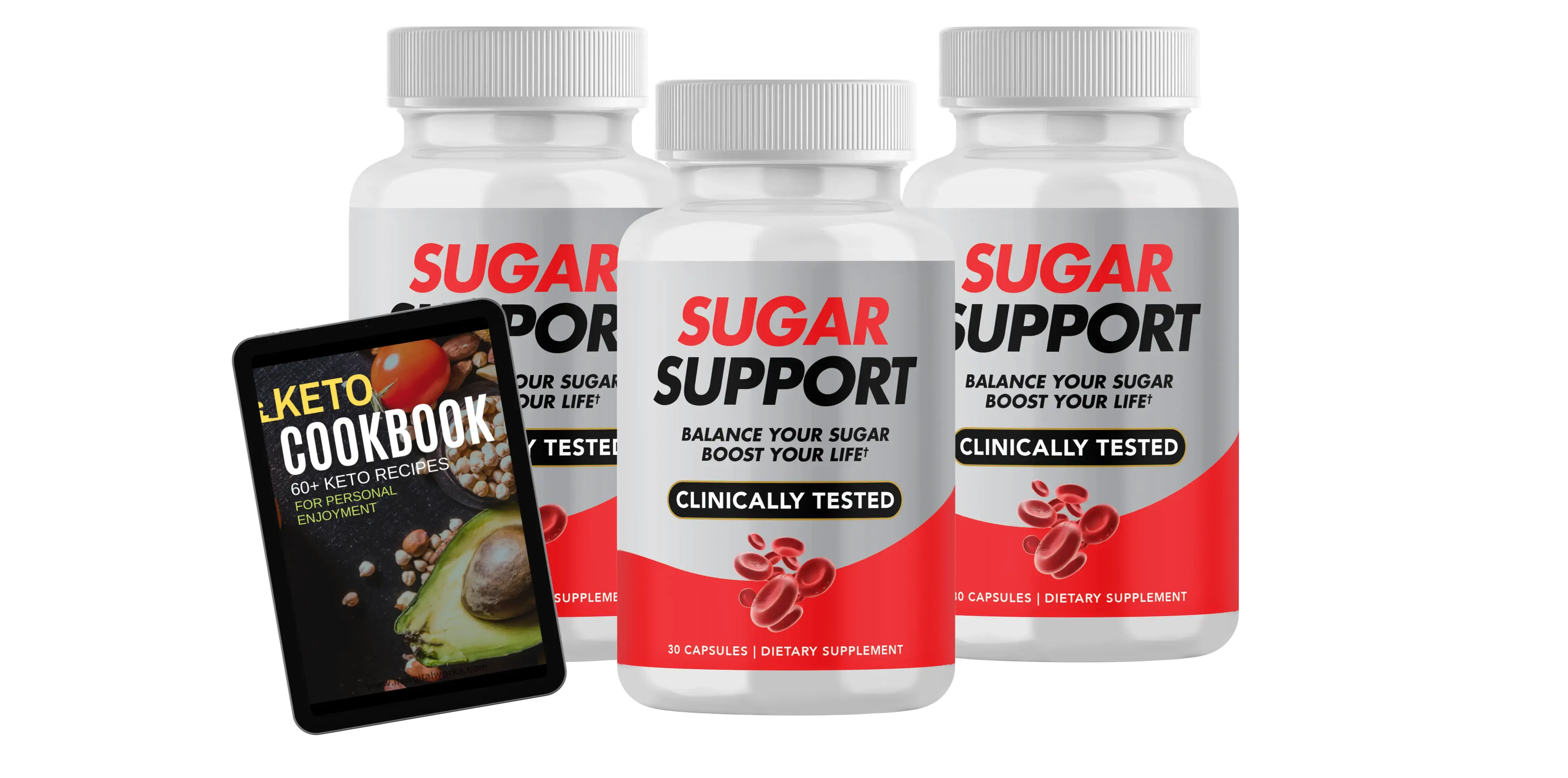 Sugar Support 3 bottles